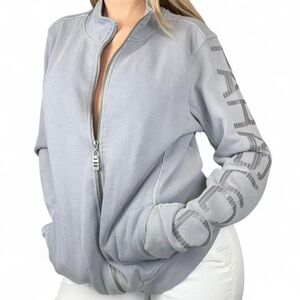 Parasuco Grey Zip-Up Sweatshirt
